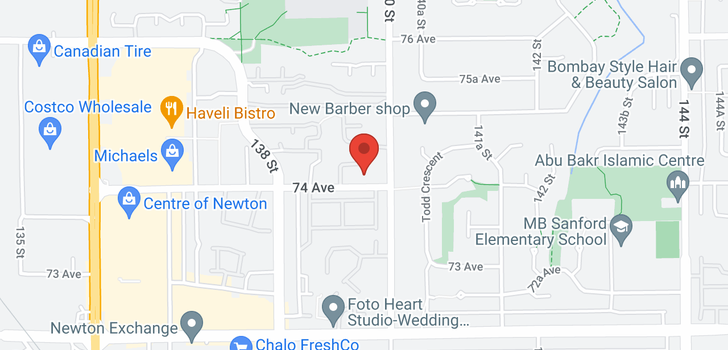 map of 108 13977 74 AVENUE